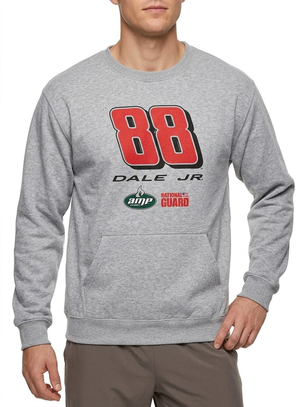Winner's Circle Gray 88 Dale JR Graphic Pullover Sweatshirt Men Plus Size XL